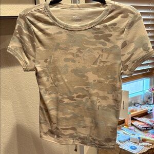 Urban Outfitters Baby Style Tee Light Camo New With Tags